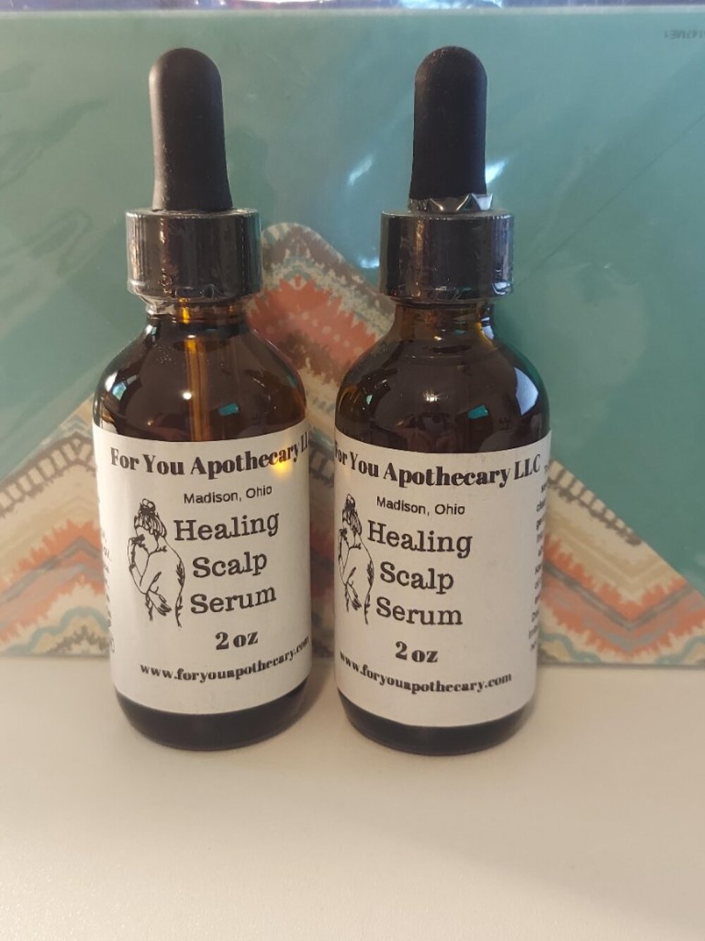 NIP Natural Healing Scalp Serum w/ Essential Oils 2 Bottle Bundle